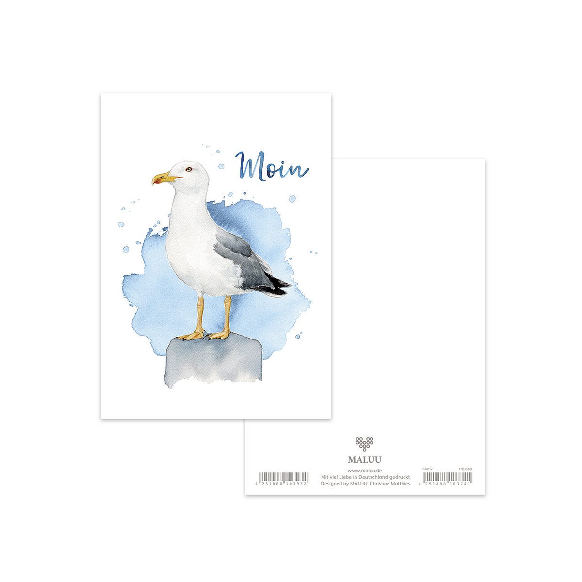 Postkarte "Seemöwe"