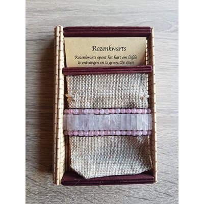 Armband mit Rosenquarz