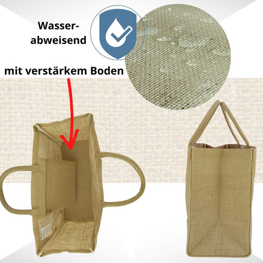 Jutetasche "Keep the Sea Plastic Free"