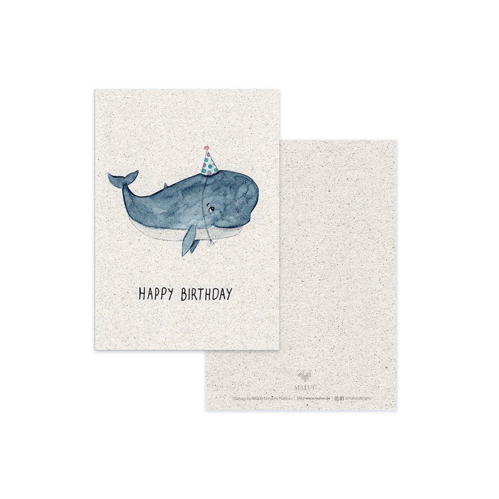 Postkarte "Party Wal - Happy Birthday"