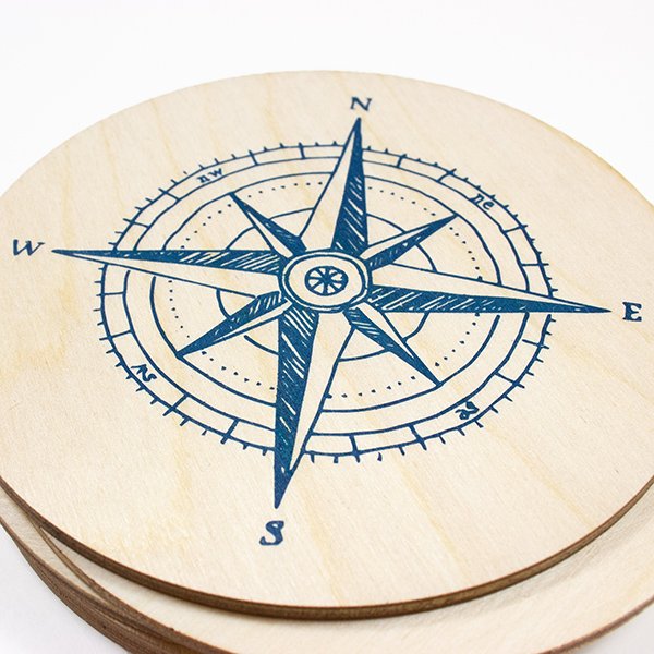 Untersetzer aus Holz