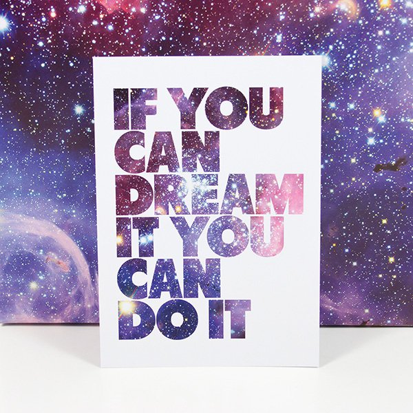 Postkarte "Dream"