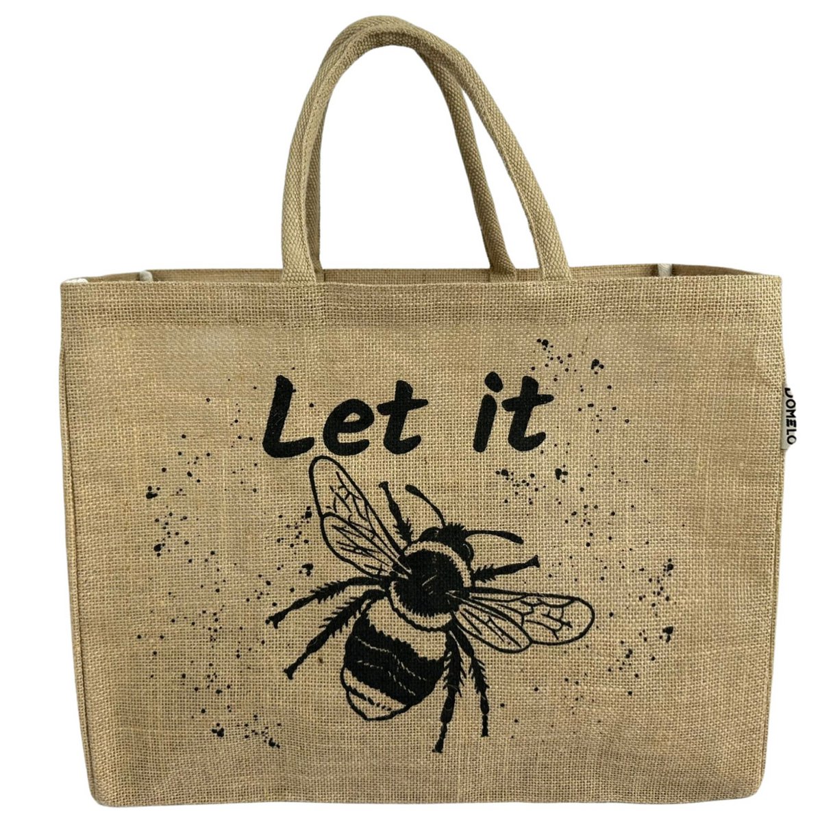 Jutetasche "Let it Bee"