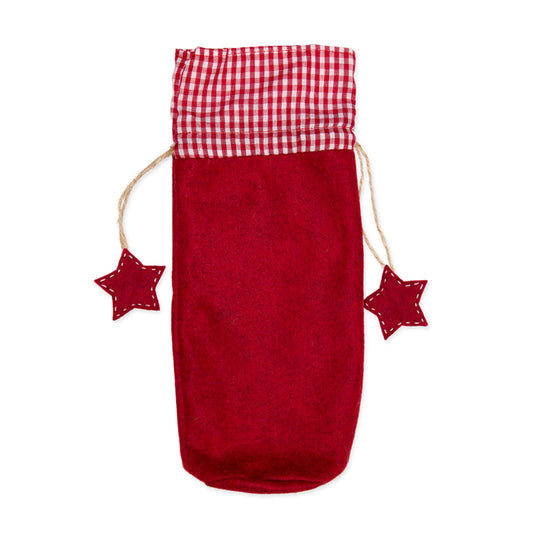 Flaschentasche "Wichtel" rot
