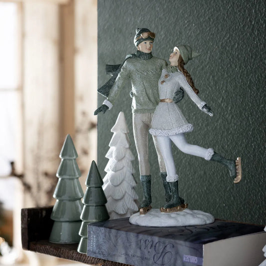 Tannenbaum mit Glitter / Weiß