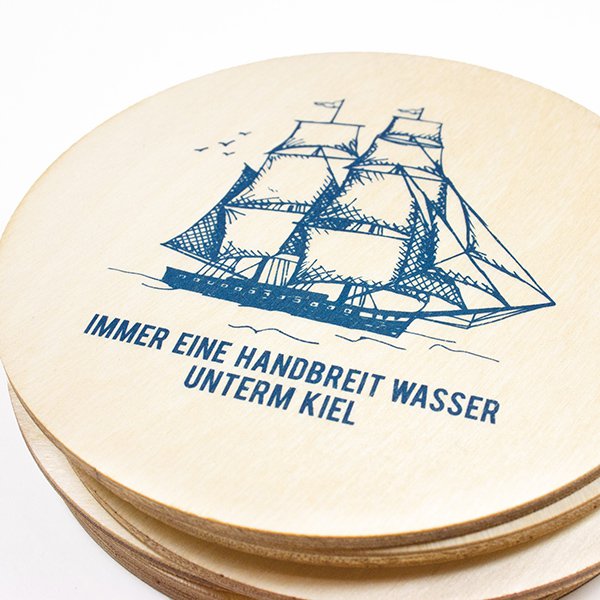 Untersetzer aus Holz
