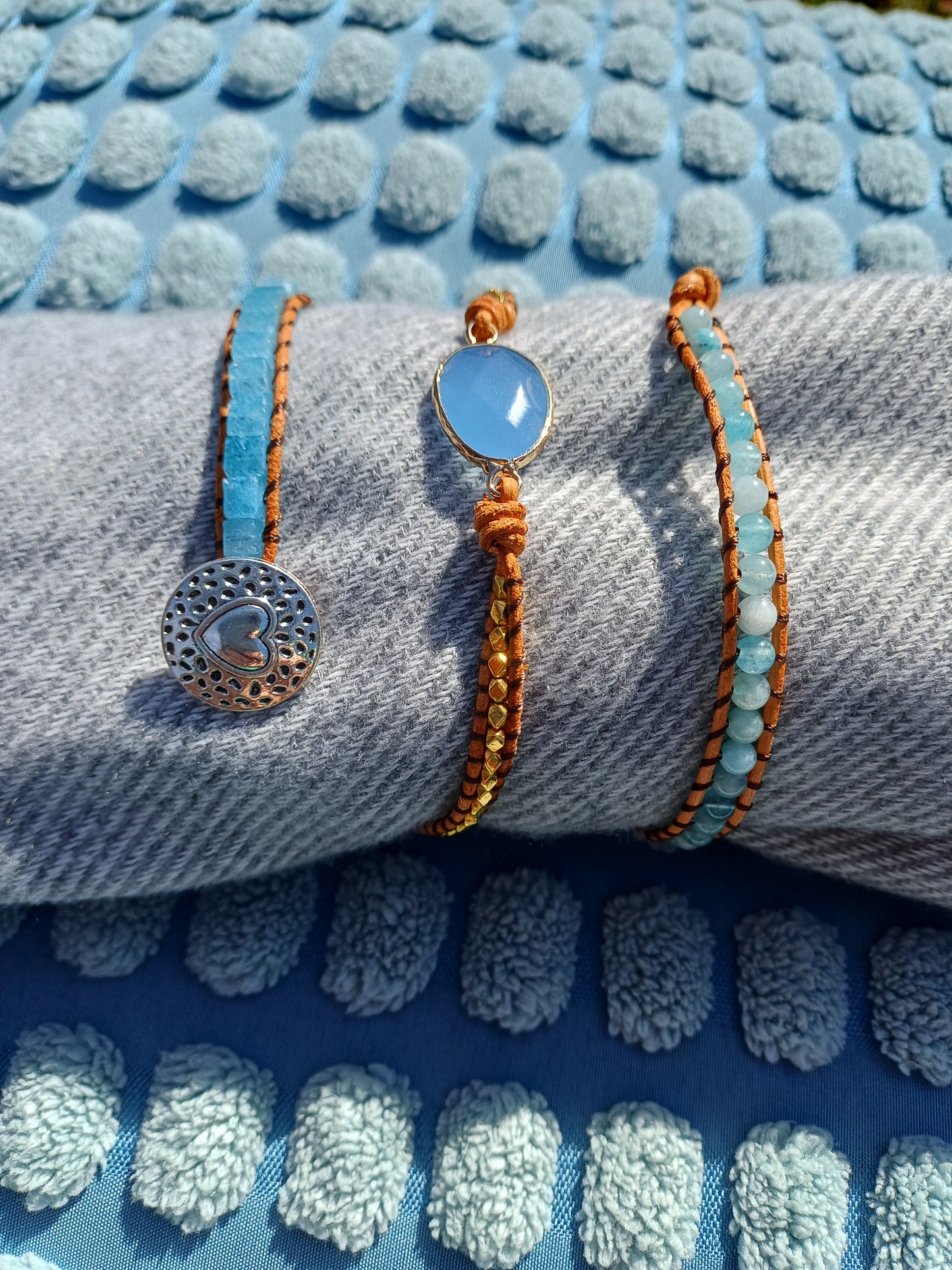 Armband mit Aquamarin