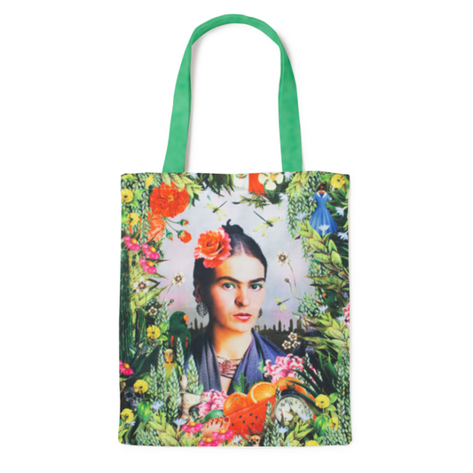 Baumwoll-Einkaufstasche "Frida Kahlo"