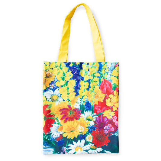 Baumwoll-Einkaufstasche "Blumenstrauß"