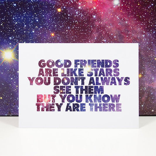Postkarte "Good Friends"