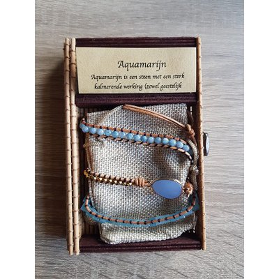 Armband mit Aquamarin