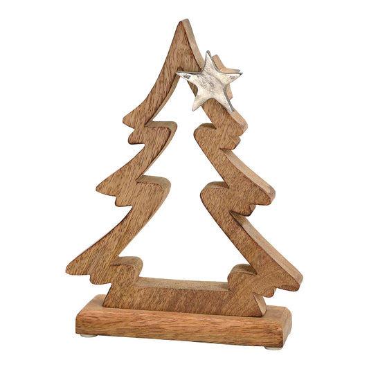 Tannenbaum aus Mangoholz
