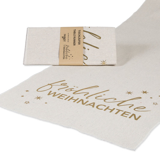 Tischläufer "Fröhliche Weihnachten"