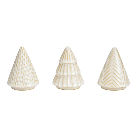 Tannenbaum aus Keramik / Weiß