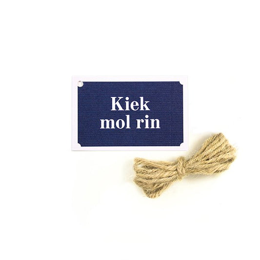 Geschenkanhänger mit Kordel