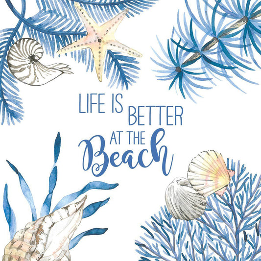 Serviette "Life is better at the Beach"