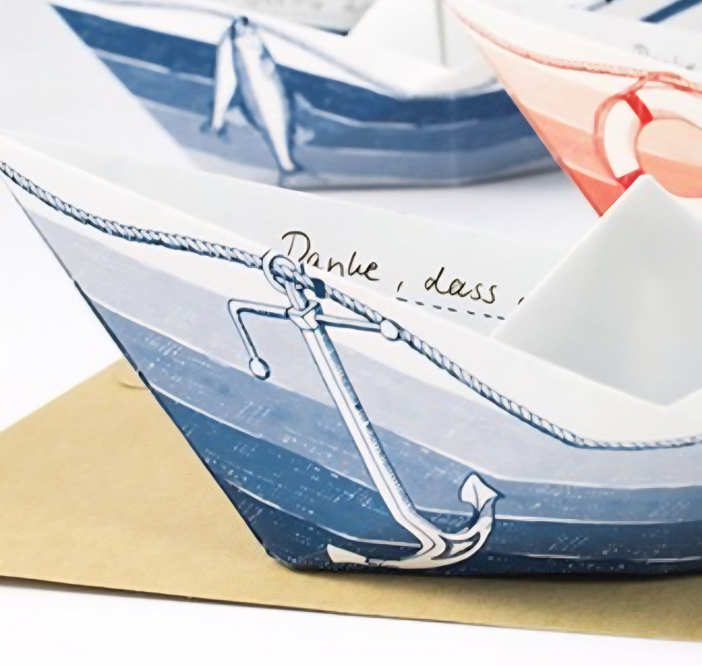 Grußboote mit Umschlag